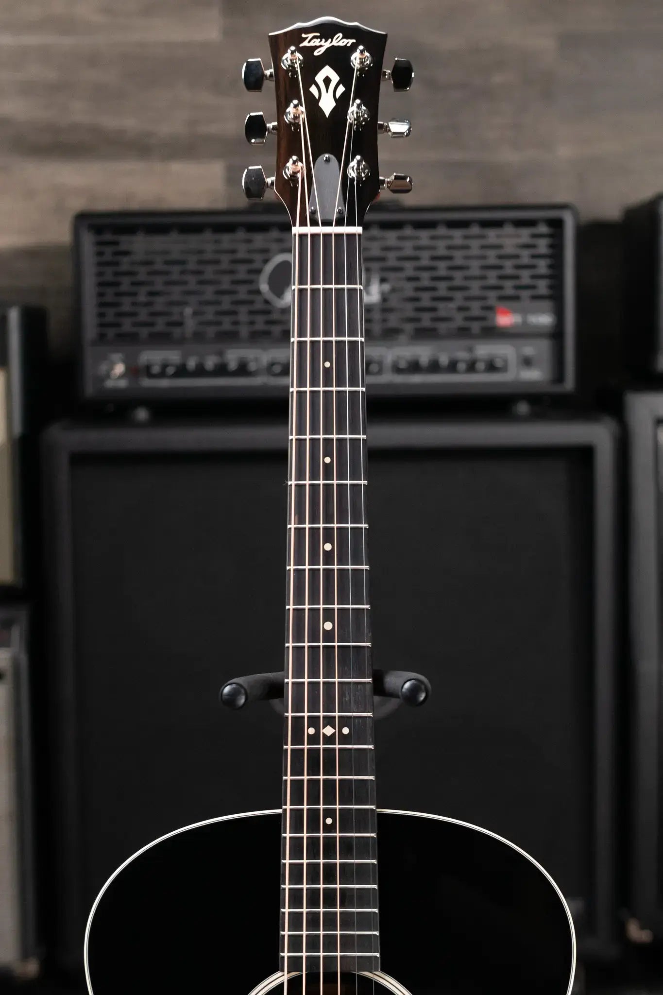 Taylor Gold Label 514e Super Auditorium Acoustic/Electric Guitar - Blacktop with Hardshell Case - Demo