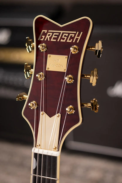 Gretsch G6136TGQM-59 Limited Edition Quilt Classic Falcon with Bigsby Hollow Body Electric Guitar - Forge Glow with Hardshell Case