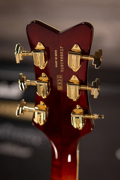 Gretsch G6136TGQM-59 Limited Edition Quilt Classic Falcon with Bigsby Hollow Body Electric Guitar - Forge Glow with Hardshell Case
