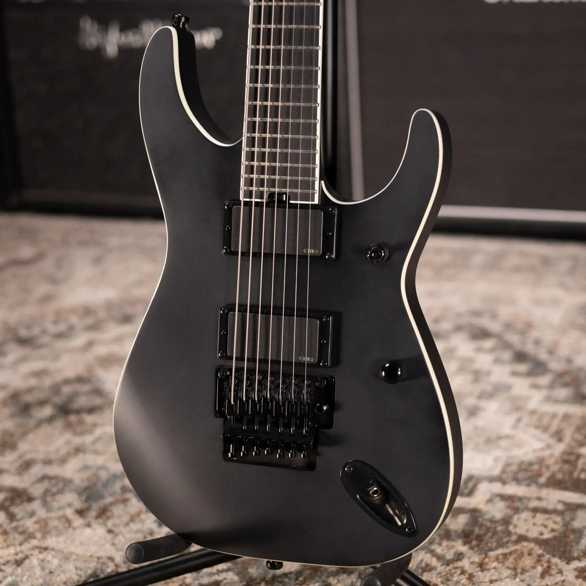 Jackson Pro Series Signature Chris Rorland SL7 Soloist Electric Guitar - Satin Black with Gig Bag