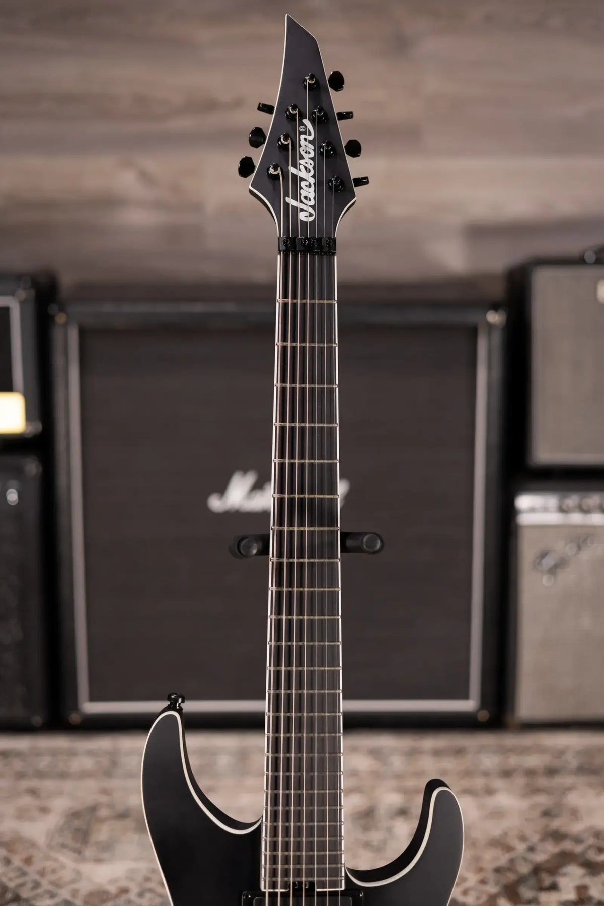 Jackson Pro Series Signature Chris Rorland SL7 Soloist Electric Guitar - Satin Black with Gig Bag