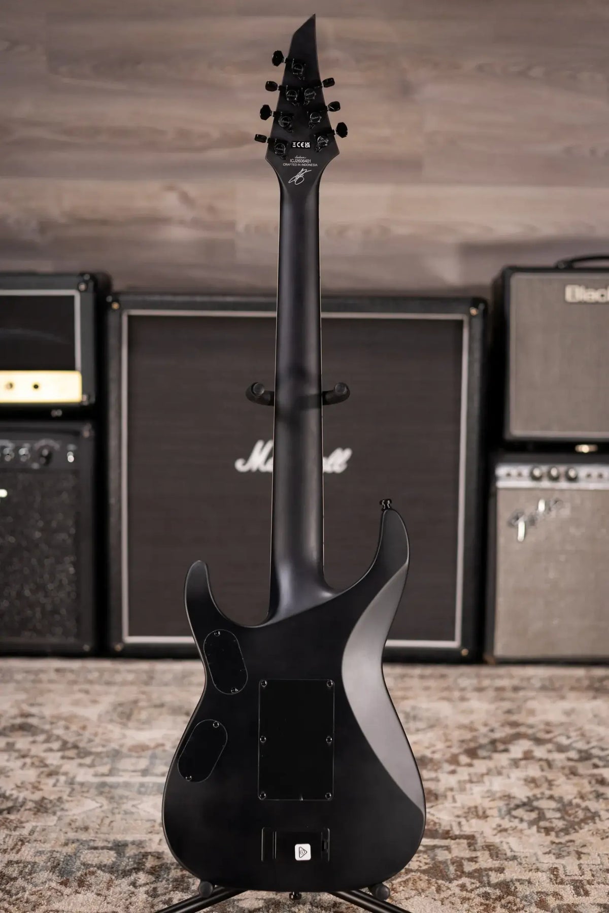 Jackson Pro Series Signature Chris Rorland SL7 Soloist Electric Guitar - Satin Black with Gig Bag