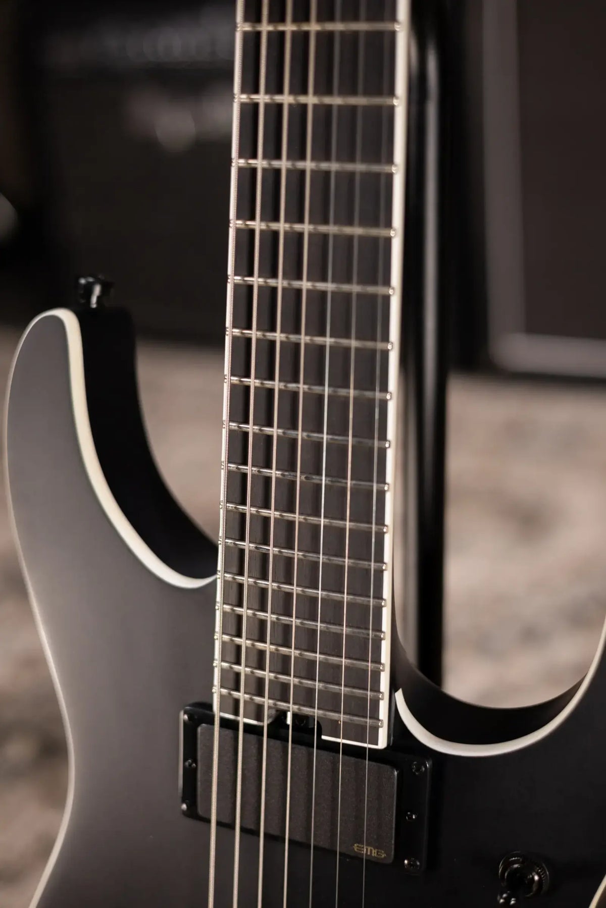 Jackson Pro Series Signature Chris Rorland SL7 Soloist Electric Guitar - Satin Black with Gig Bag