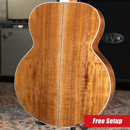 Gibson SJ-200 Elegant Koa Acoustic/Electric Guitar - Honey Burst with Hardshell Case