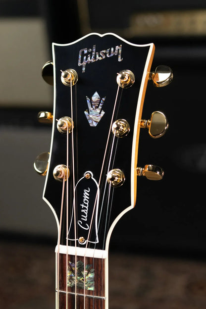 Gibson SJ-200 Elegant Koa Acoustic/Electric Guitar - Honey Burst with Hardshell Case