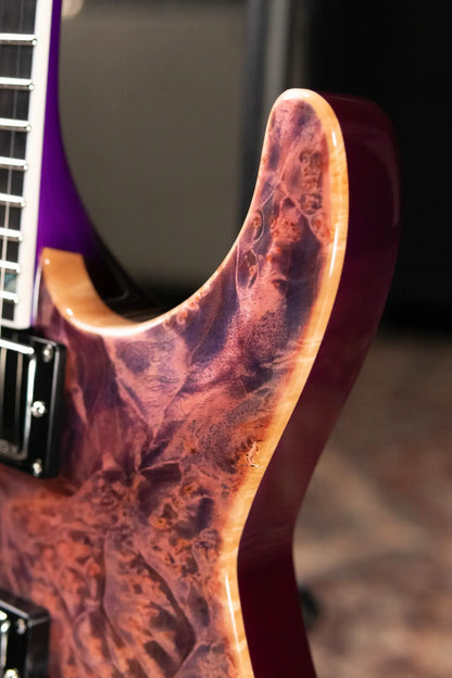 ESP Custom Shop USA Limited Edition Horizon II Electric Guitar - Pink Carmine with Hardshell Case