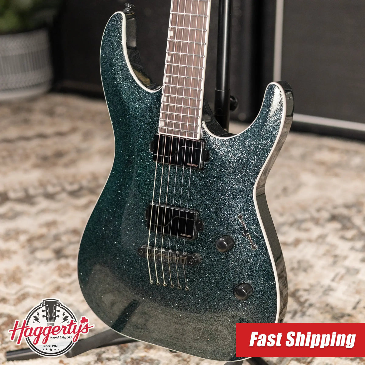 ESP LTD MH-1000NT Electric Guitar - Granite Sparkle