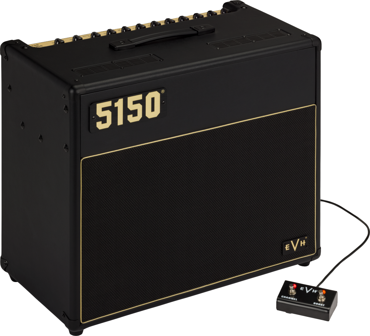 EVH 5150 Iconic Series EL34 40-watt 1x12-inch Tube Combo Amp - Black/Gold
