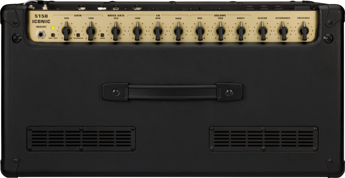EVH 5150 Iconic Series EL34 40-watt 1x12-inch Tube Combo Amp - Black/Gold