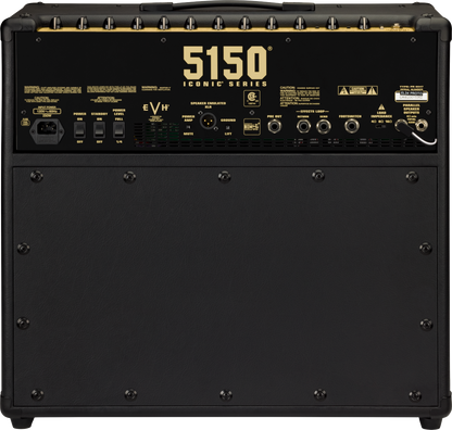 EVH 5150 Iconic Series EL34 40-watt 1x12-inch Tube Combo Amp - Black/Gold