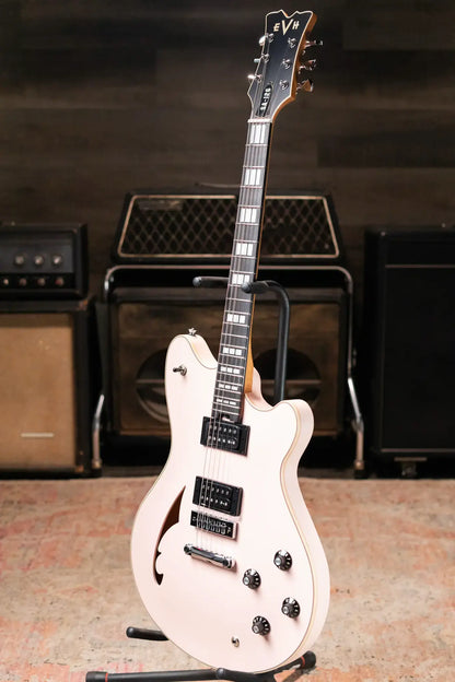 EVH Limited Edition SA-126 Special Semi-Hollow Electric Guitar - Satin Shell Pink with Ivory Case