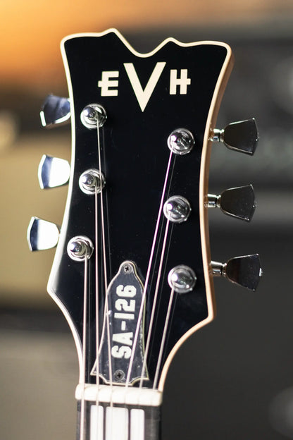 EVH SA-126 Special Quilted Maple Semi-Hollow Electric Guitar - Transparent Purple with Hardshell Case - Demo Model
