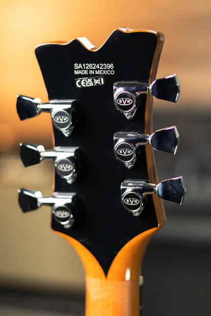 EVH SA-126 Special Quilted Maple Semi-Hollow Electric Guitar - Transparent Purple with Hardshell Case - Demo Model