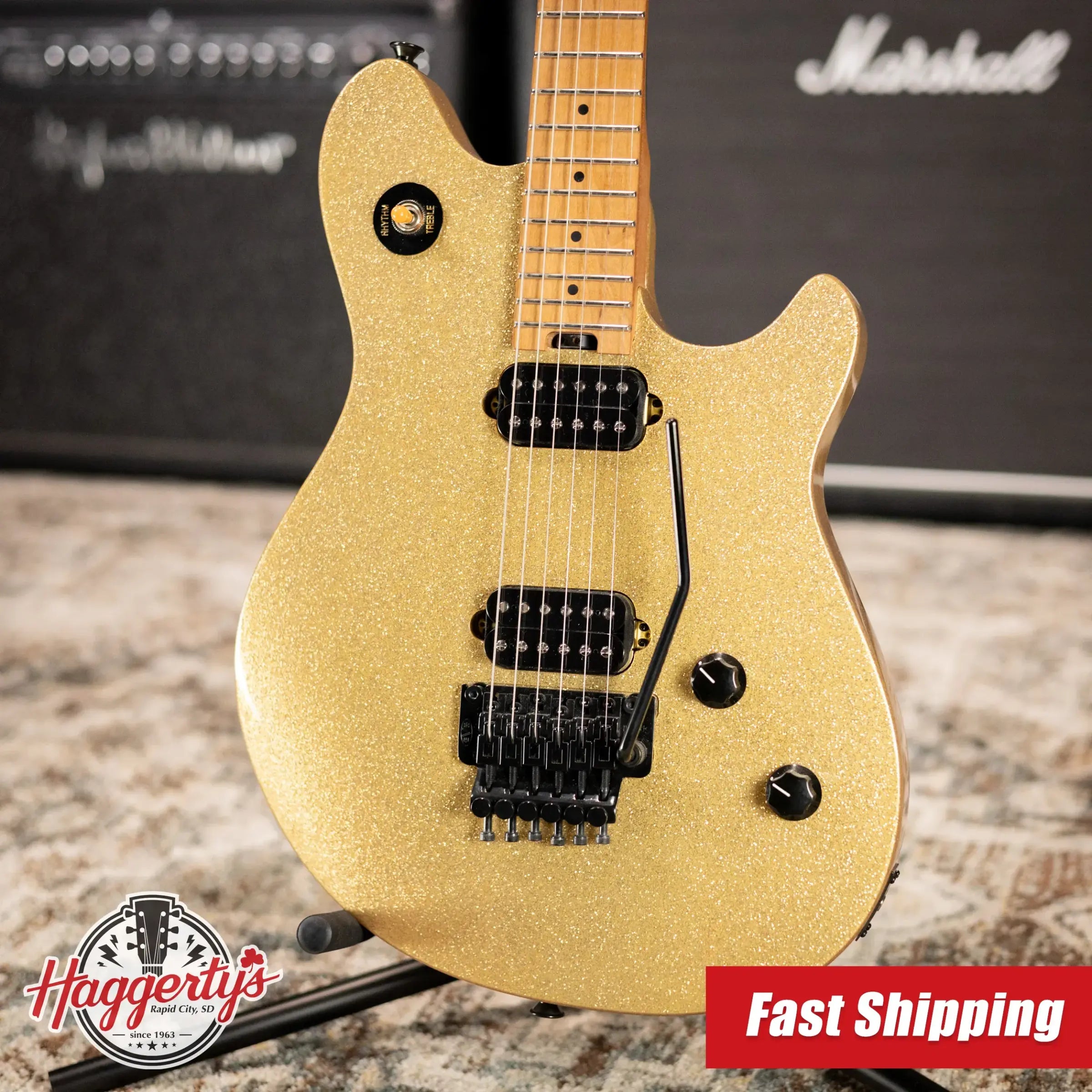 EVH Wolfgang Standard Electric Guitar - Gold Sparkle - Used