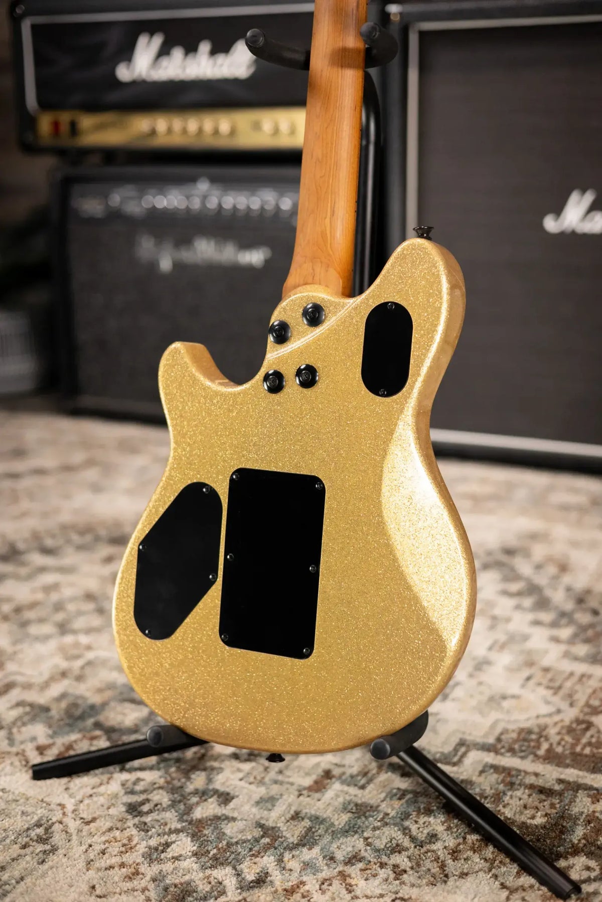 EVH Wolfgang Standard Electric Guitar - Gold Sparkle - with Epiphone Gig Bag - Used