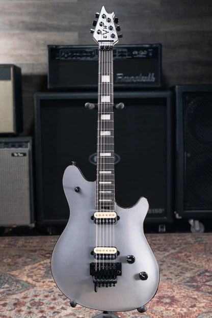 EVH Wolfgang USA Electric Guitar - Silver with Hardshell Case