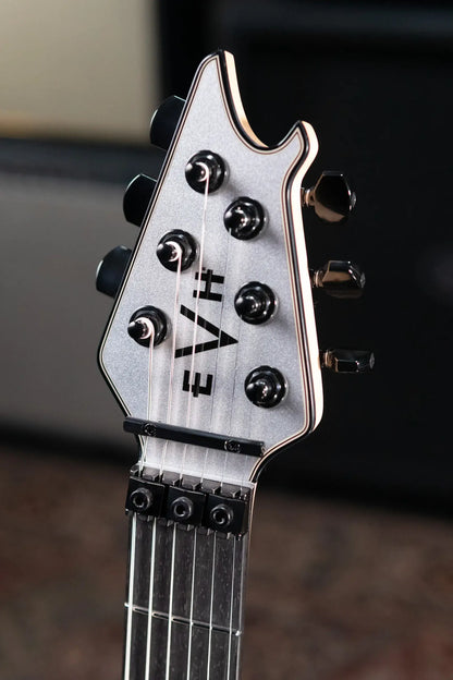 EVH Wolfgang USA Electric Guitar - Silver with Hardshell Case