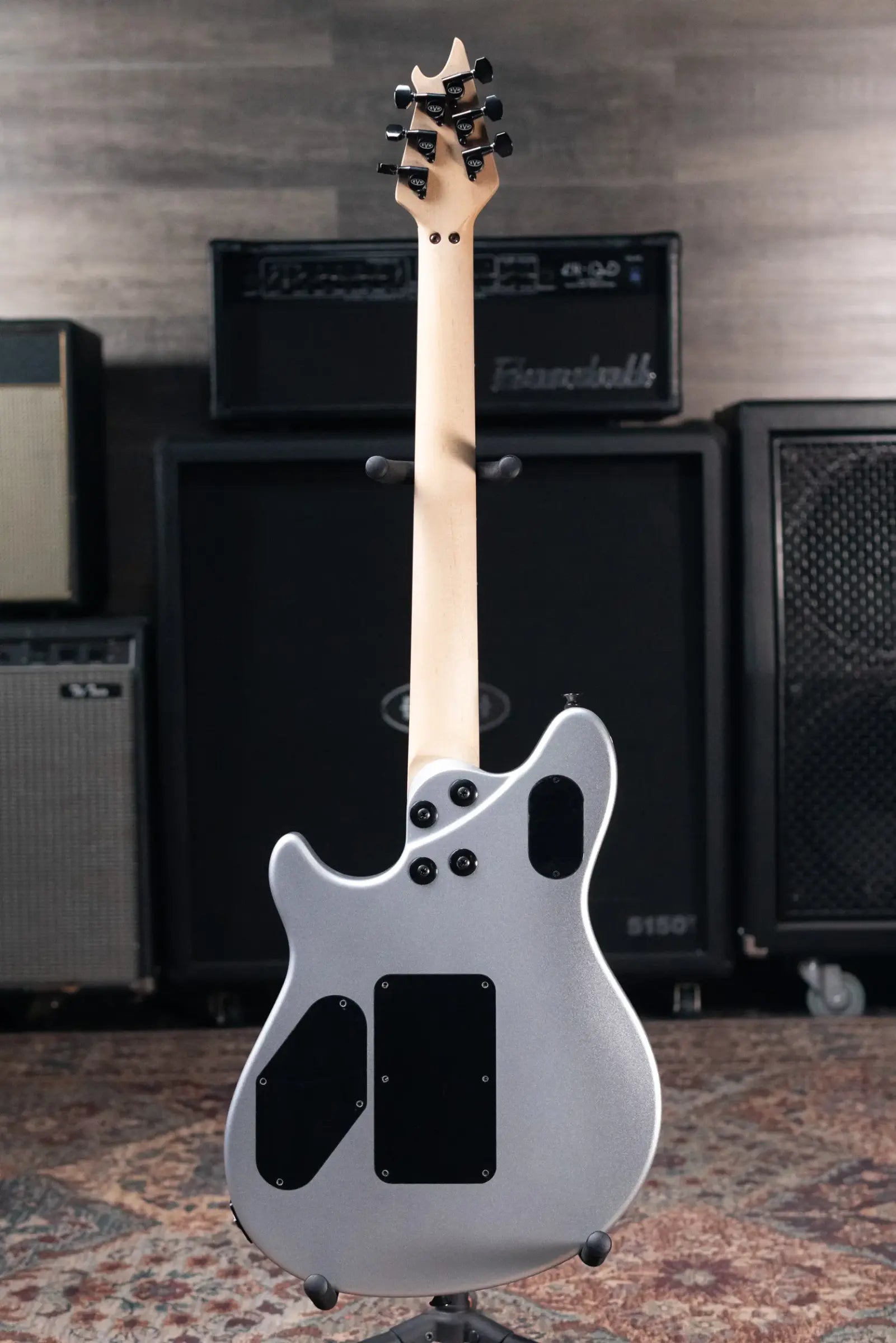 EVH Wolfgang USA Electric Guitar - Silver with Hardshell Case