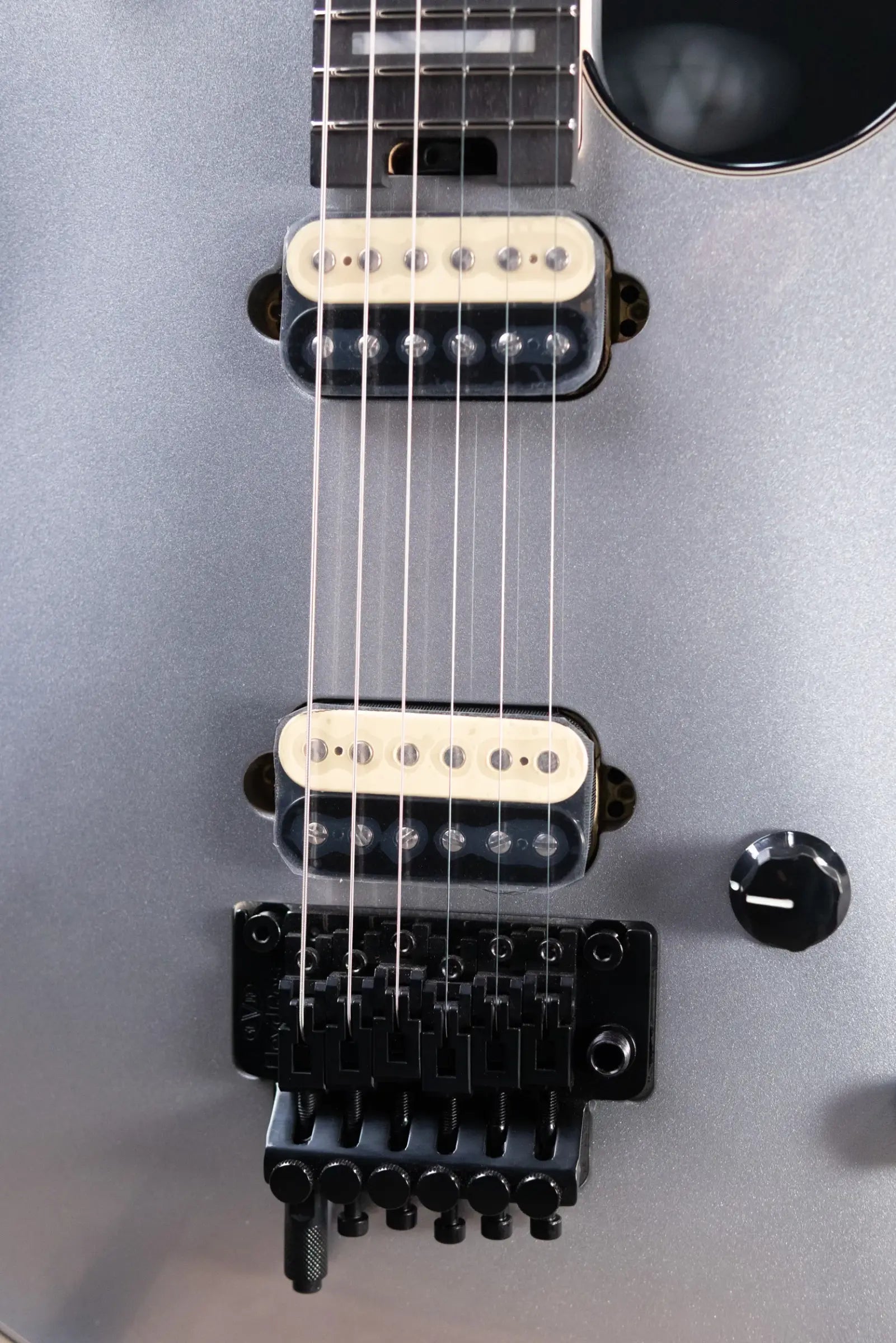 EVH Wolfgang USA Electric Guitar - Silver with Hardshell Case