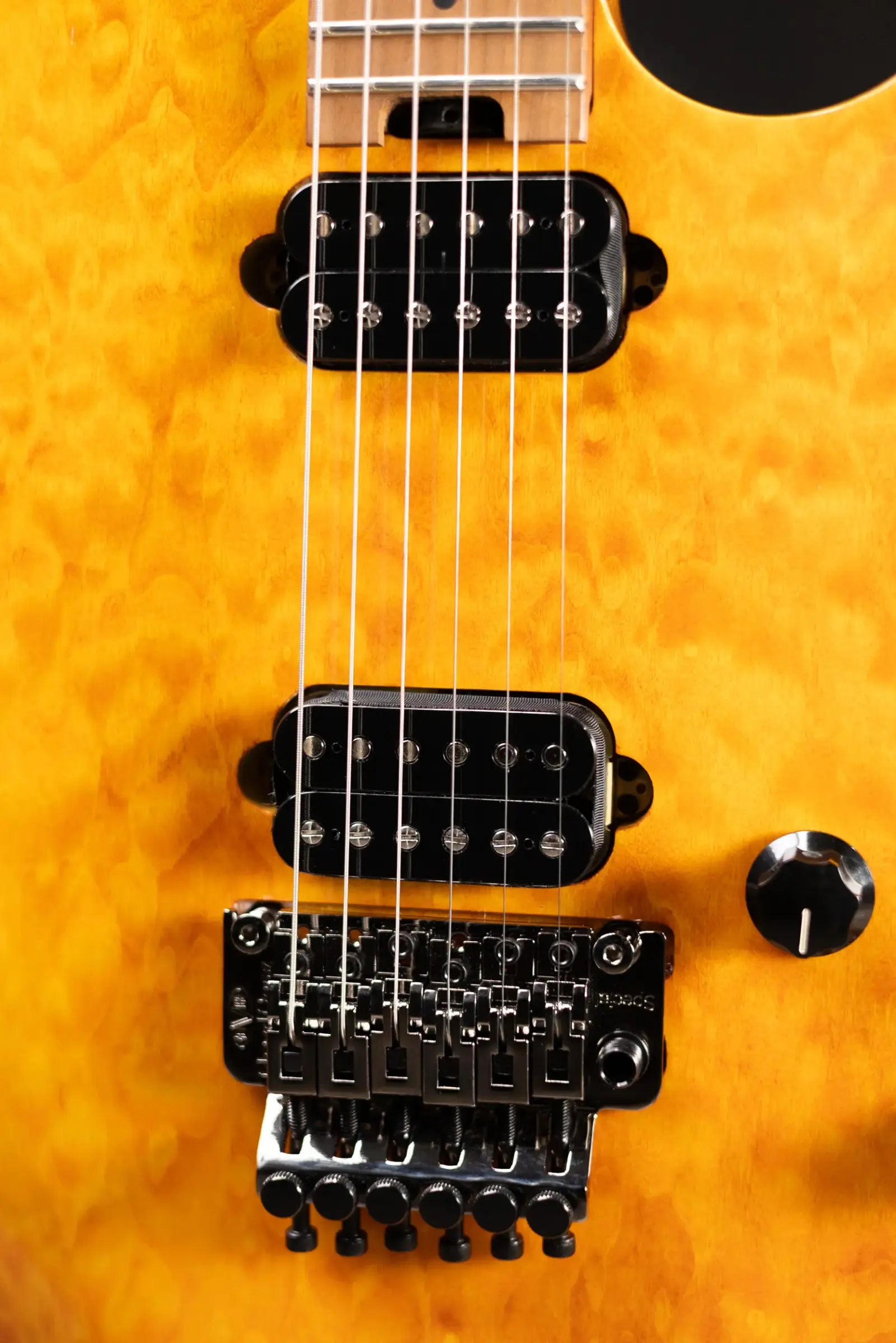 EVH Wolfgang WG Standard QM Electric Guitar - Transparent Amber