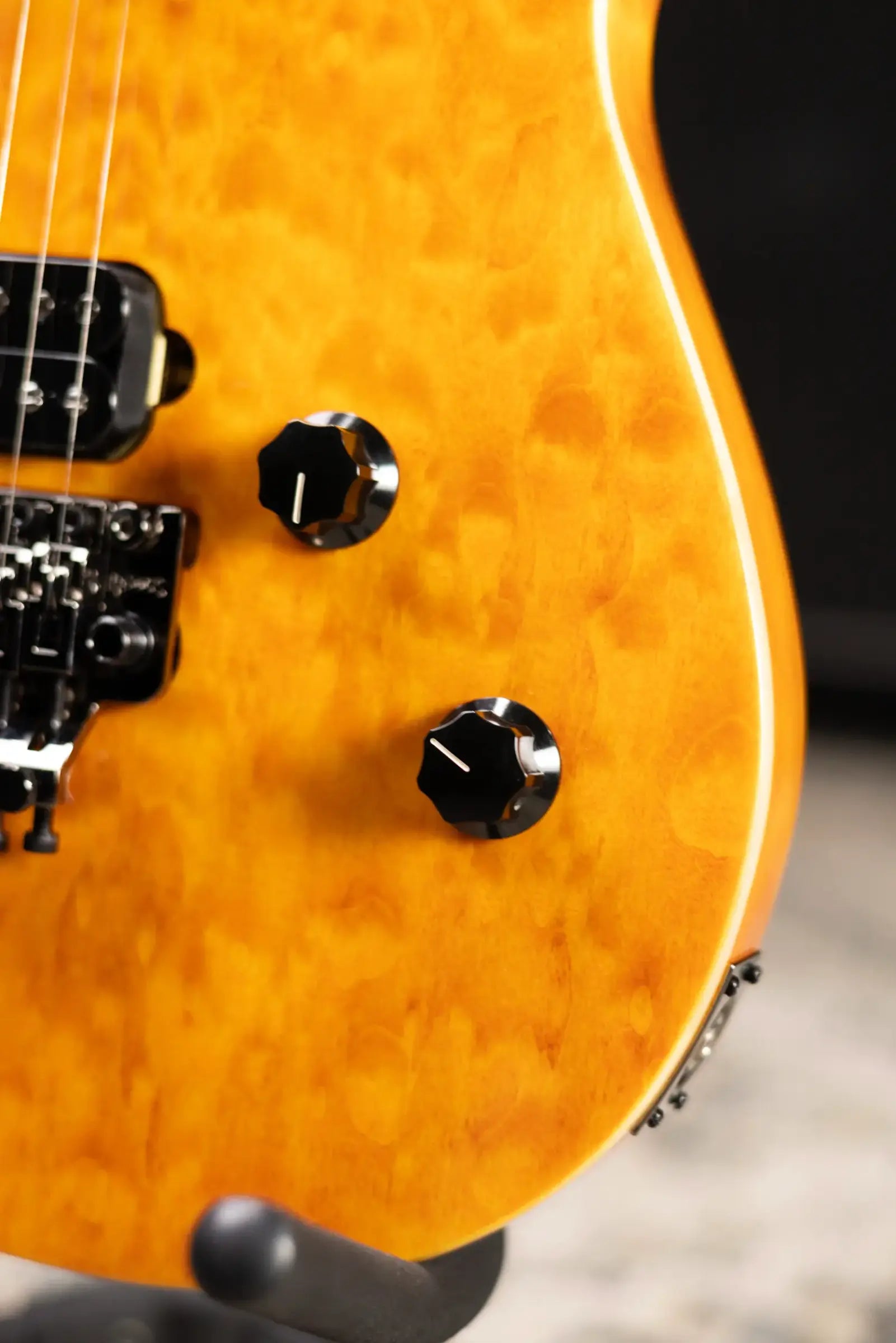 EVH Wolfgang WG Standard QM Electric Guitar - Transparent Amber