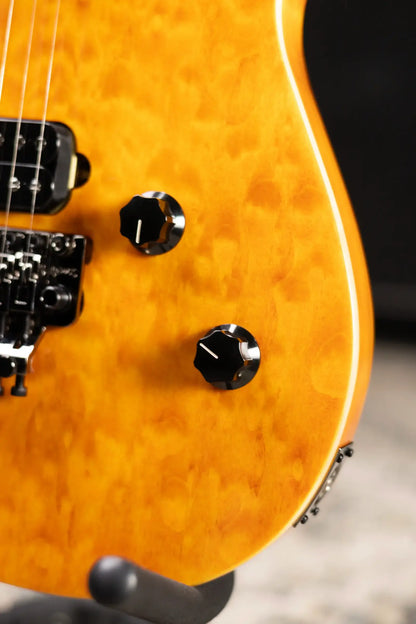 EVH Wolfgang WG Standard QM Electric Guitar - Transparent Amber