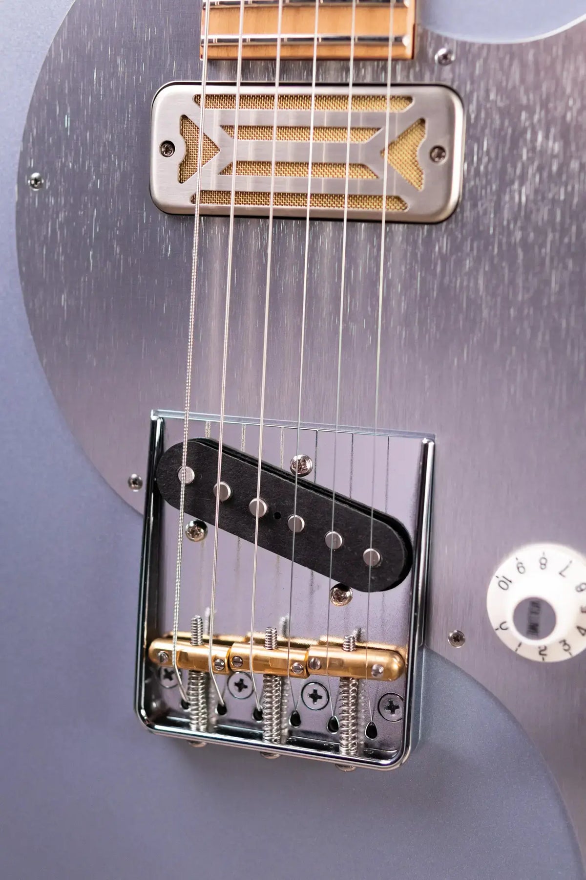 Eastman FT-SC'52-IBM FullerTone Series SC Electric Guitar - Ice Blue Metallic with Gig Bag