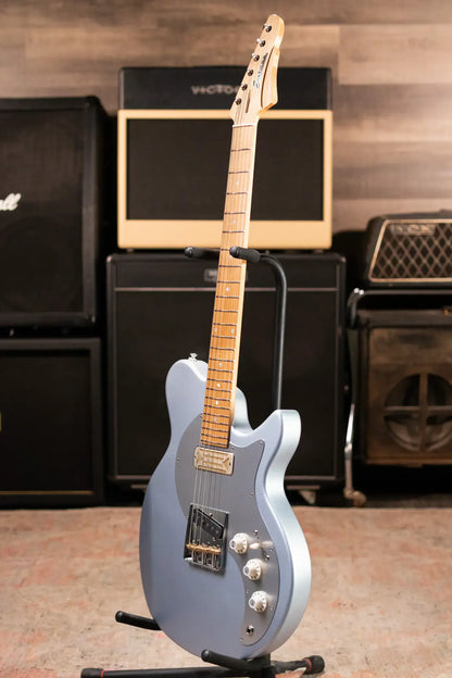 Eastman FT-SC'52-IBM FullerTone Series SC Electric Guitar - Ice Blue Metallic with Gig Bag