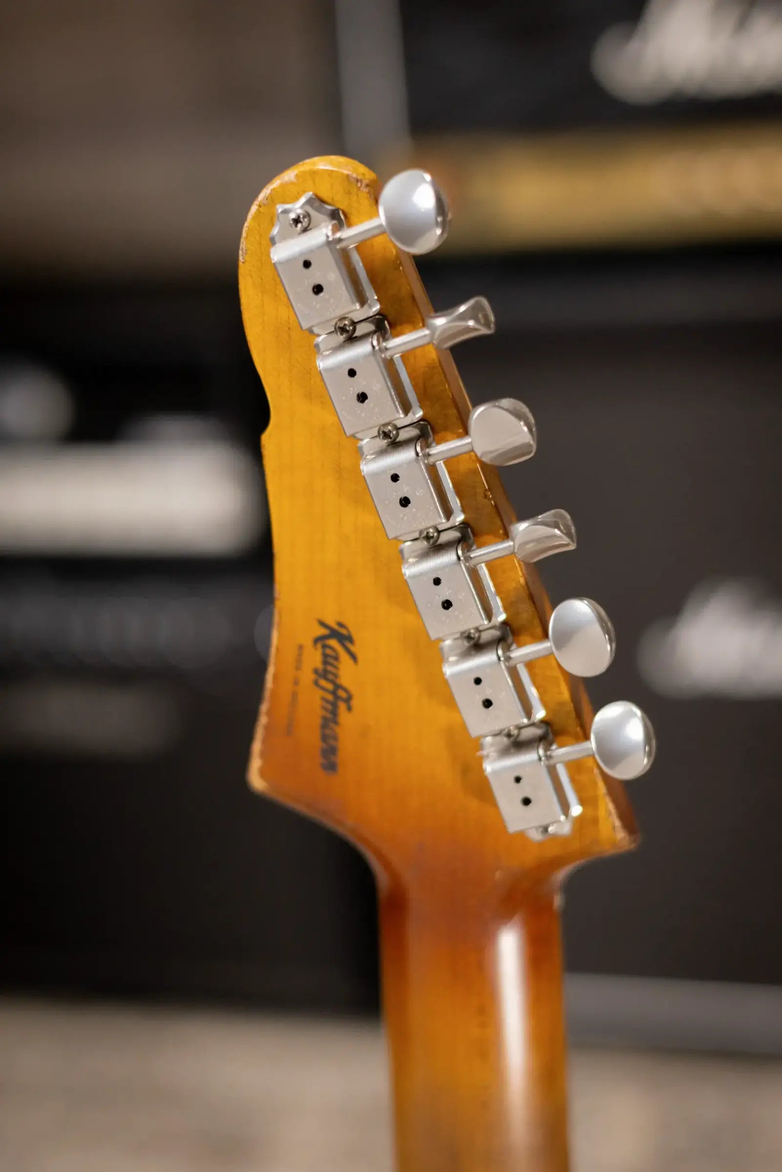 Eastman Kauffmann Series DC Vintage - Made in Holland - Heavy Relic Electric Guitar - Dirty Blonde with Padded Gig Bag