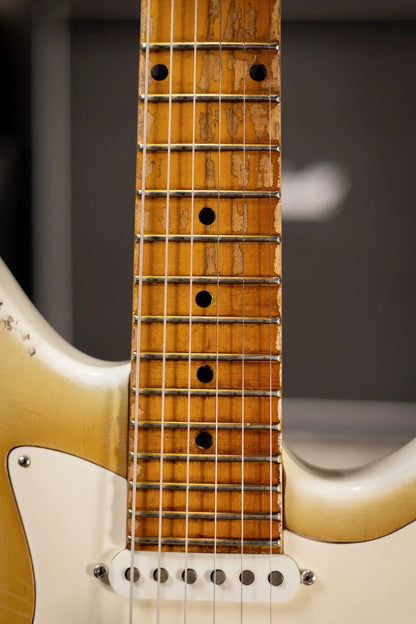 Eastman Kauffmann Series DC Vintage - Made in Holland - Heavy Relic Electric Guitar - Dirty Blonde with Padded Gig Bag