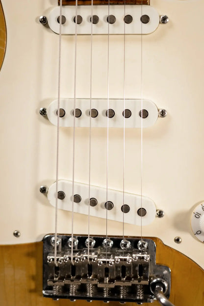 Eastman Kauffmann Series DC Vintage - Made in Holland - Heavy Relic Electric Guitar - Dirty Blonde with Padded Gig Bag