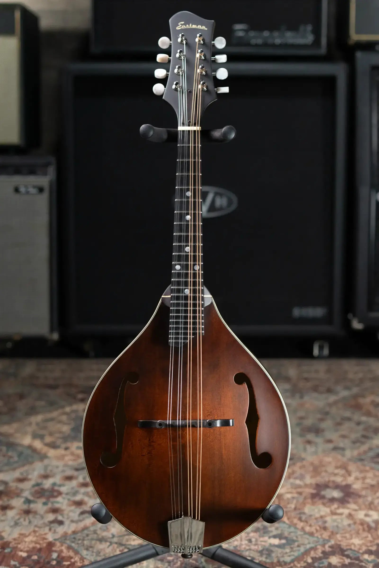 Eastman MD305L Left-Handed A-Style Acoustic Mandolin with Gig Bag