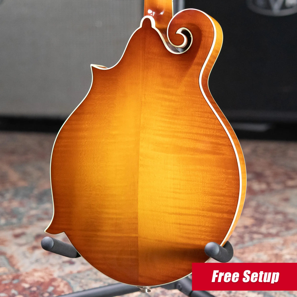 Eastman MD615-GB F-Style Acoustic/Electric Mandolin - Goldburst with Hardshell Case