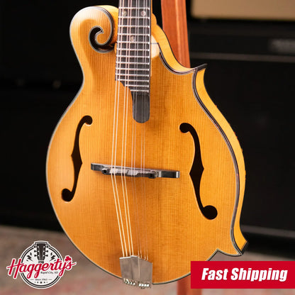 Eastman MD915-BD F-Style Mandolin - Blonde with Hardshell Case