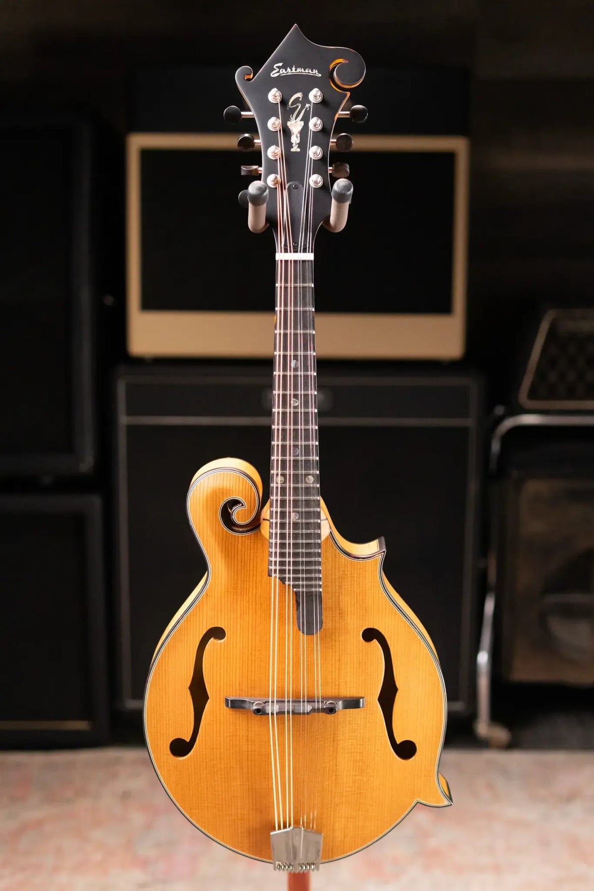 Eastman MD915-BD F-Style Mandolin - Blonde with Hardshell Case