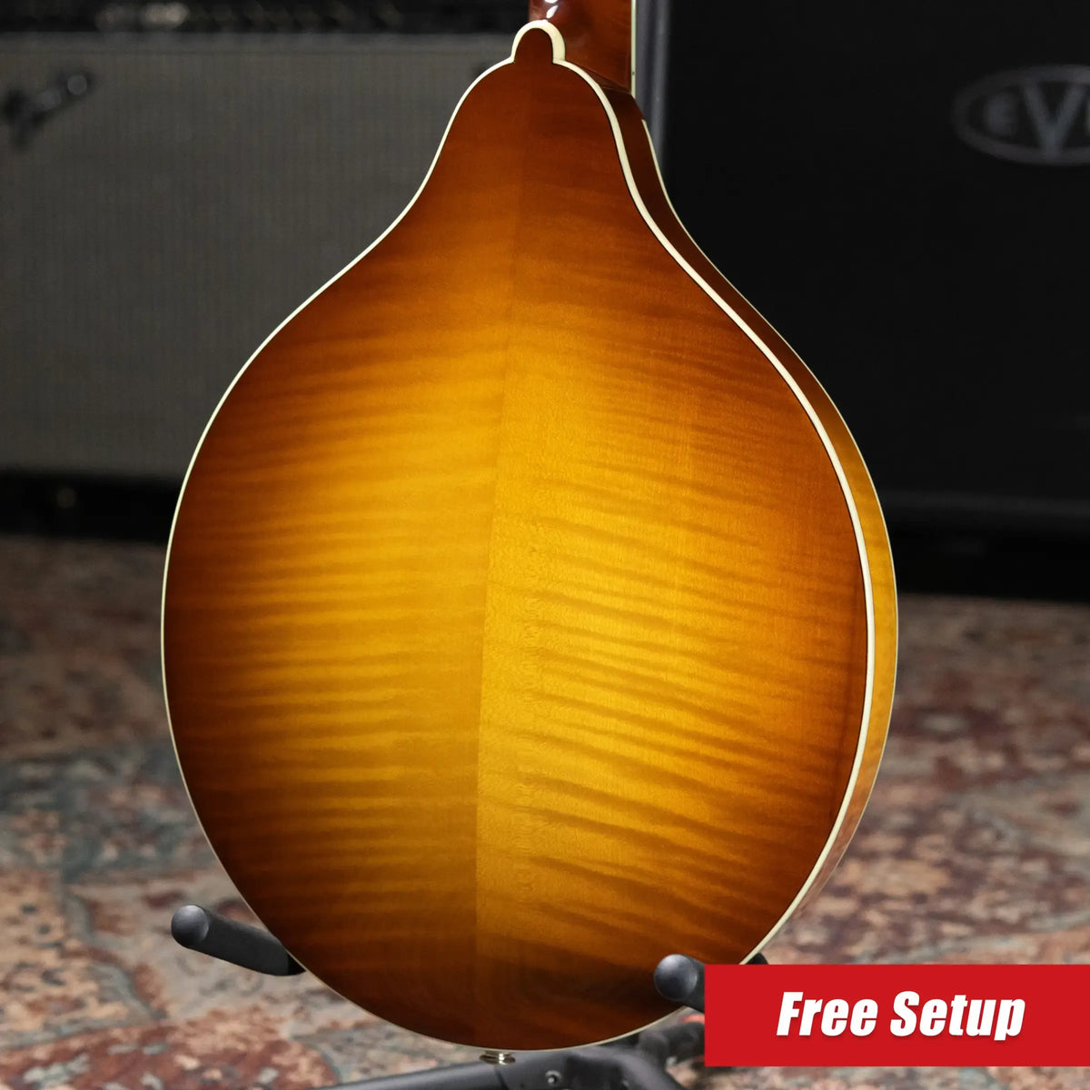 Eastman MDO605-GB A-Style Acoustic/Electric Octave Mandolin - Goldburst with Hardshell Case