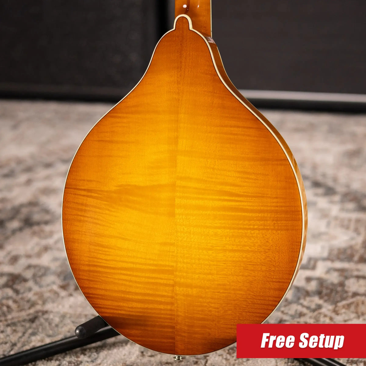 Eastman MDO605-GB A-Style Acoustic/Electric Octave Mandolin - Goldburst with Hardshell Case