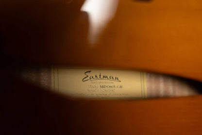 Eastman MDO605-GB A-Style Acoustic/Electric Octave Mandolin - Goldburst with Hardshell Case