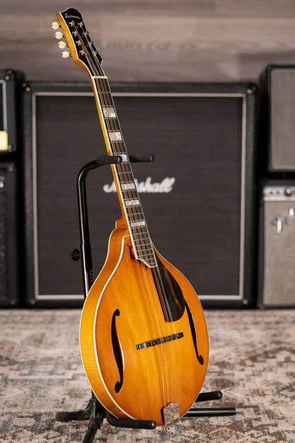 Eastman MDO605-GB A-Style Acoustic/Electric Octave Mandolin - Goldburst with Hardshell Case