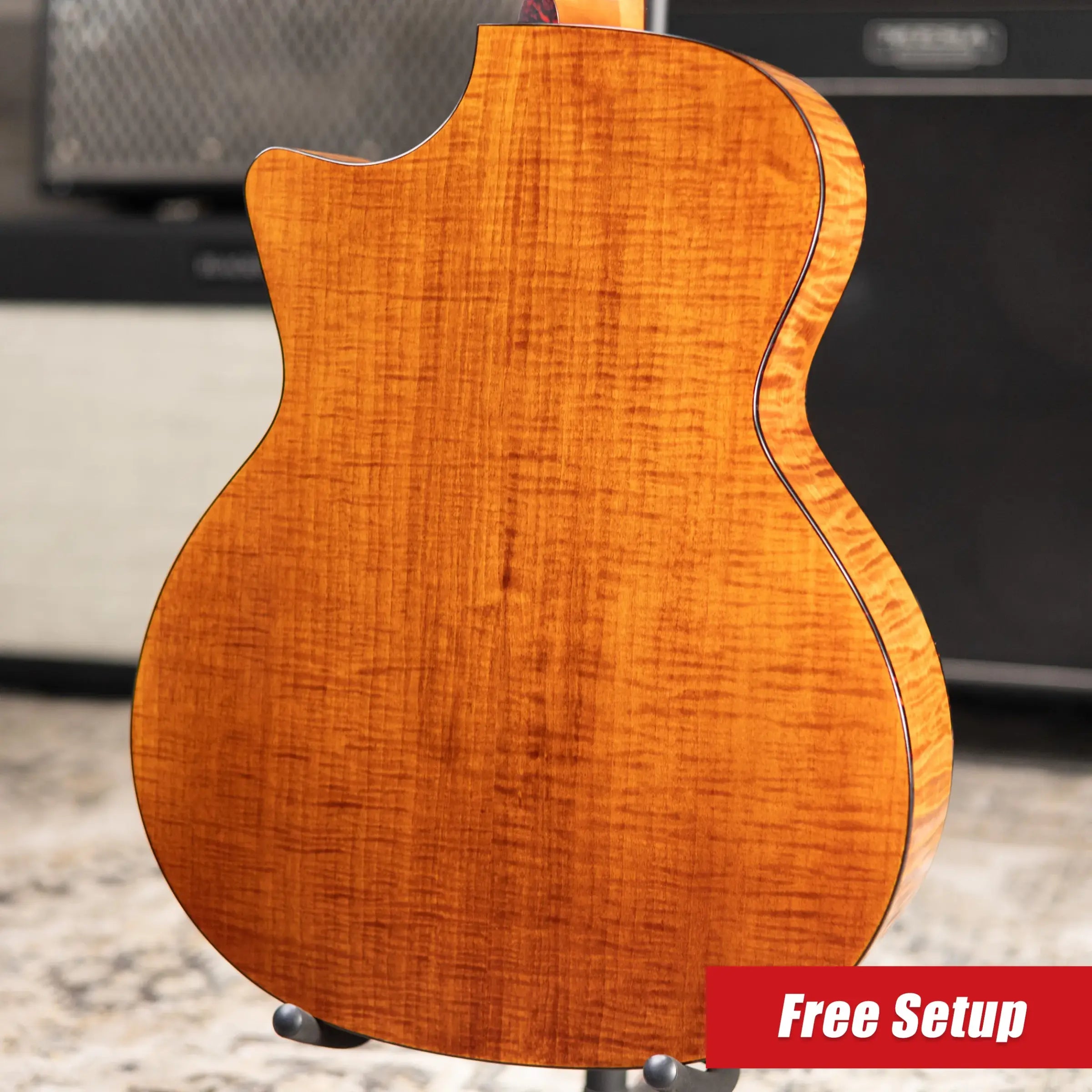 Eastman PCH3-GACE Grand Auditorium Acoustic/Electric Guitar - Amberburst with Gig Bag