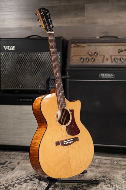 Eastman PCH3-GACE Grand Auditorium Acoustic/Electric Guitar - Amberburst with Gig Bag