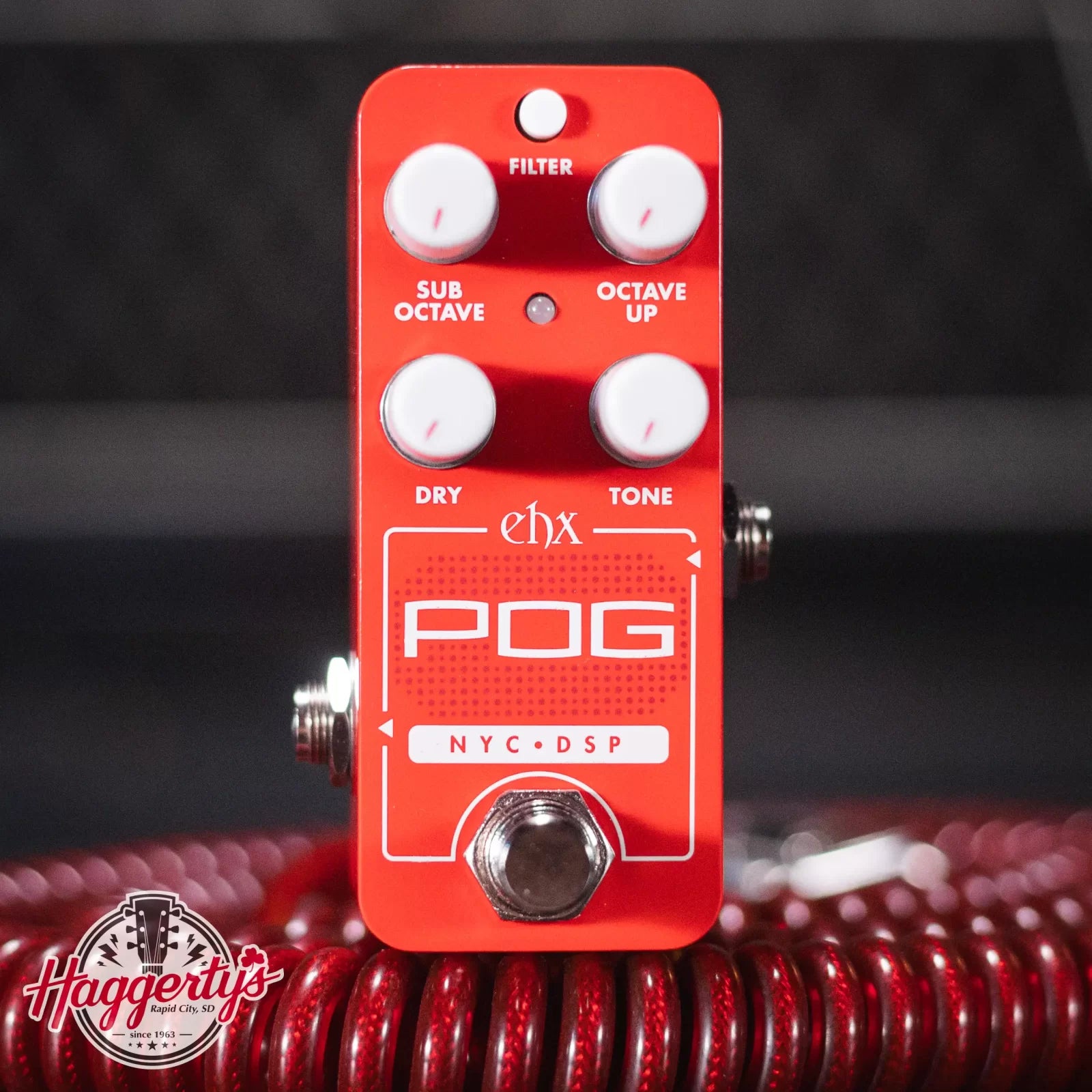 Electro Harmonix Pico POG Polyphonic Octave Generator Effects Pedal haggertys 1