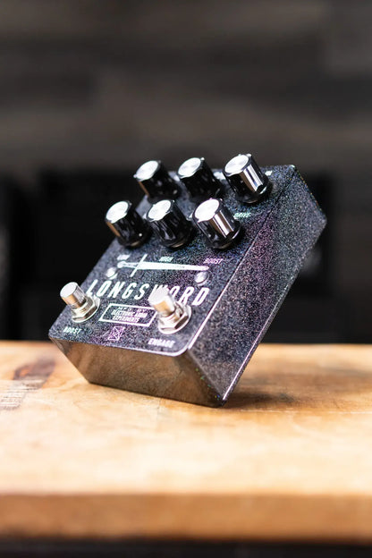 Electronic Audio Experiments Longsword Overdrive Effect Pedal - Black Sparkle - Used