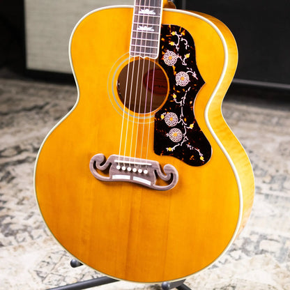 Epiphone 1957 SJ-200 Reissue Acoustic/Electric Guitar - Antique Natural with Hardshell Case