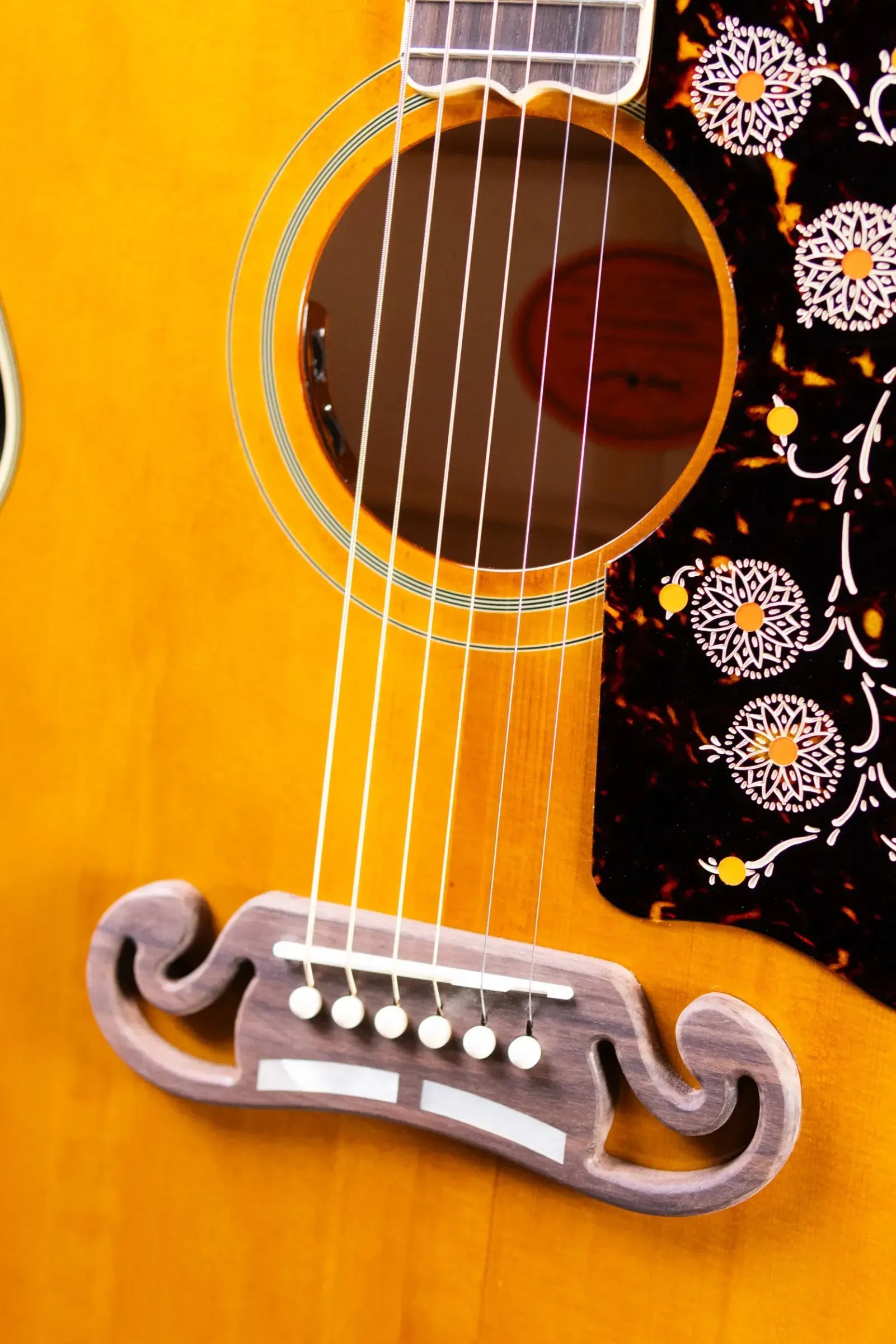 Epiphone 1957 SJ-200 Reissue Acoustic/Electric Guitar - Antique Natural with Hardshell Case