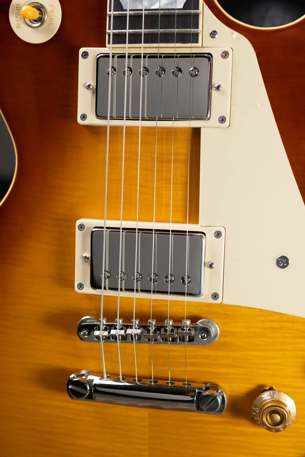 Epiphone 1959 Les Paul Standard Reissue Electric Guitar - Golden Poppy Burst with Hardshell Case