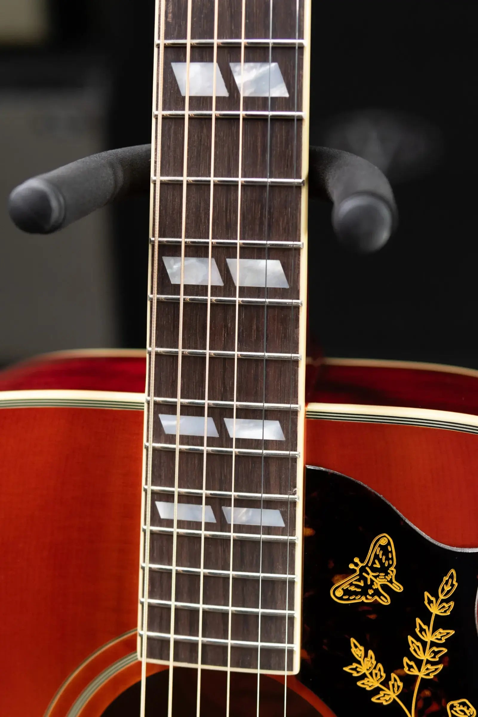 Epiphone 1960 Hummingbird Reissue Acoustic/Electric Guitar - Heritage Cherry Sunburst with Hardshell Case