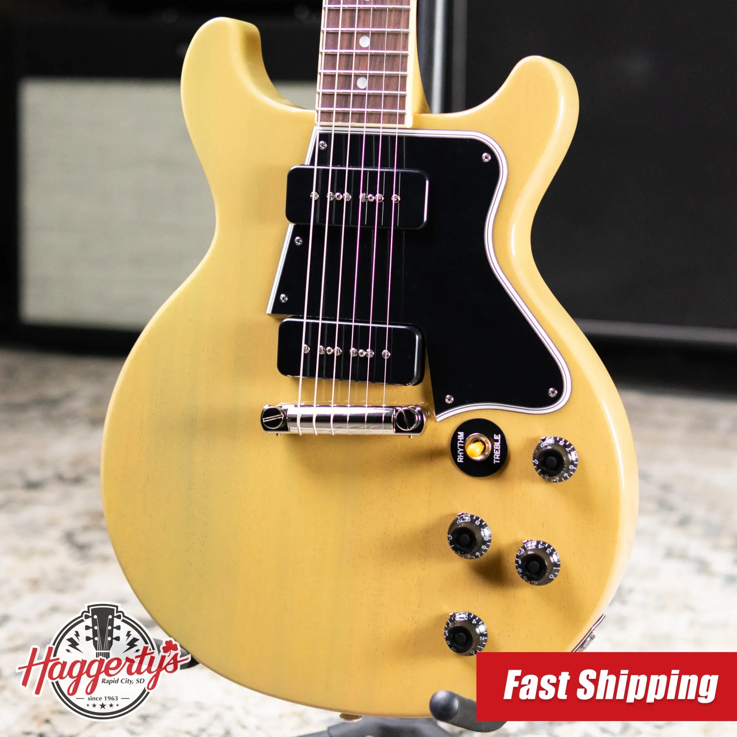 Epiphone 1960 Les Paul Special Double Cut Reissue Electric Guitar - TV Yellow