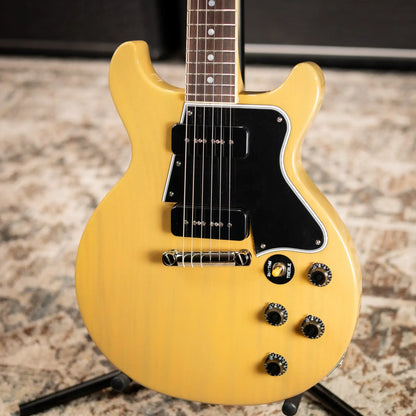 Epiphone 1960 Les Paul Special Double Cut Reissue Electric Guitar - TV Yellow with Hardshell Case