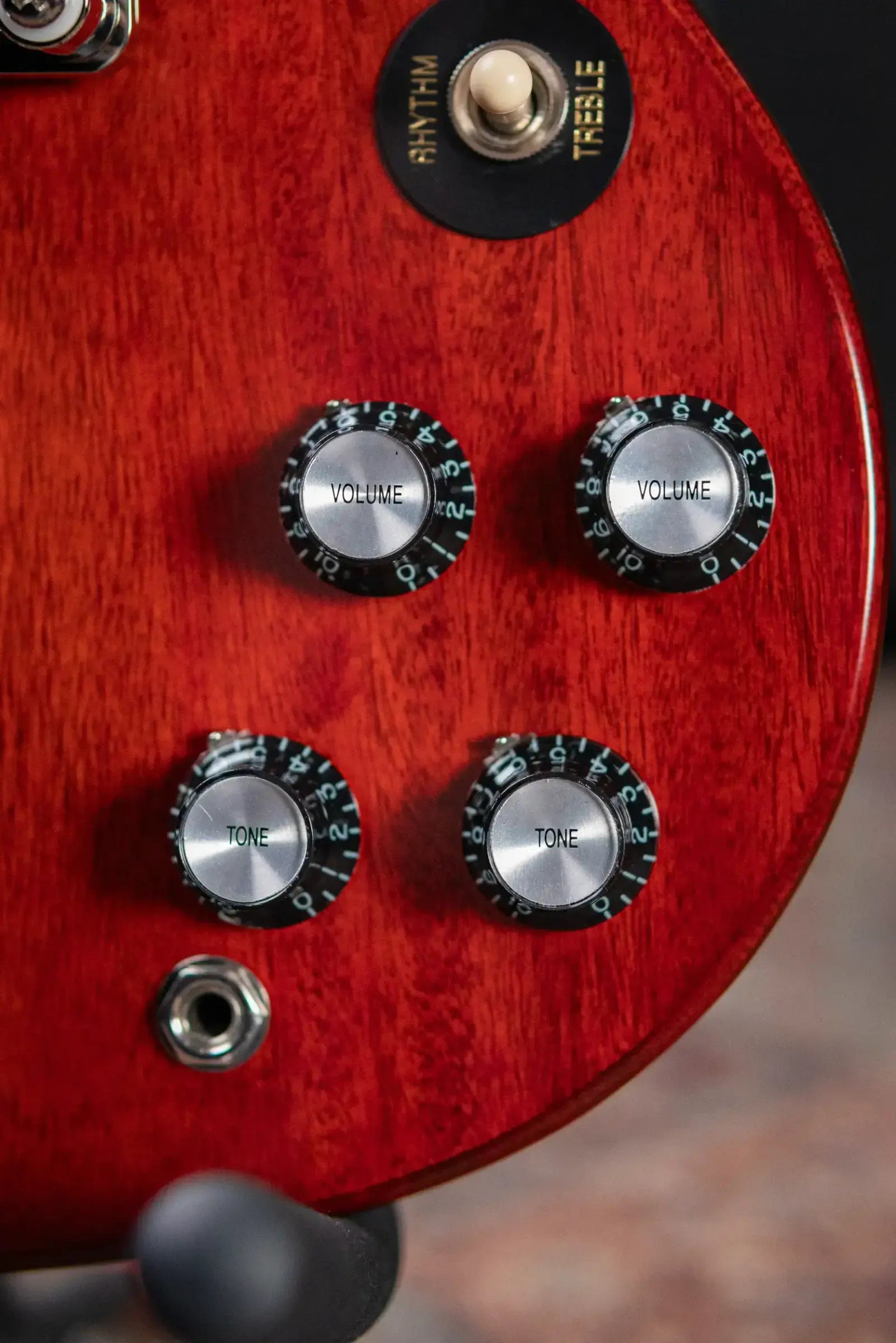 Epiphone 1964 SG Standard with Maestro Vibrola Reissue Electric Guitar - Cherry Red with Hardshell Case